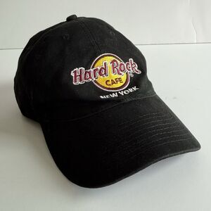 VNTG Hard Rock Cafe New York "Love All Serve All" Adjustable Strapback Cap Hat